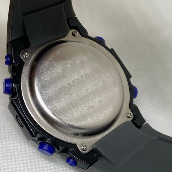 Marathon men digital watch 50mm round case chronograph alarm gray running - Picture 6 of 6